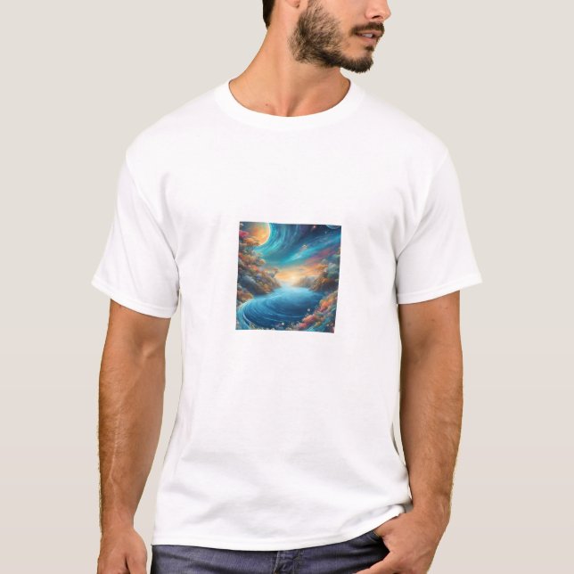 beau t-shirt cosmos (Devant)