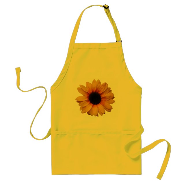 Beau tablier jaune de tournesol (Devant)