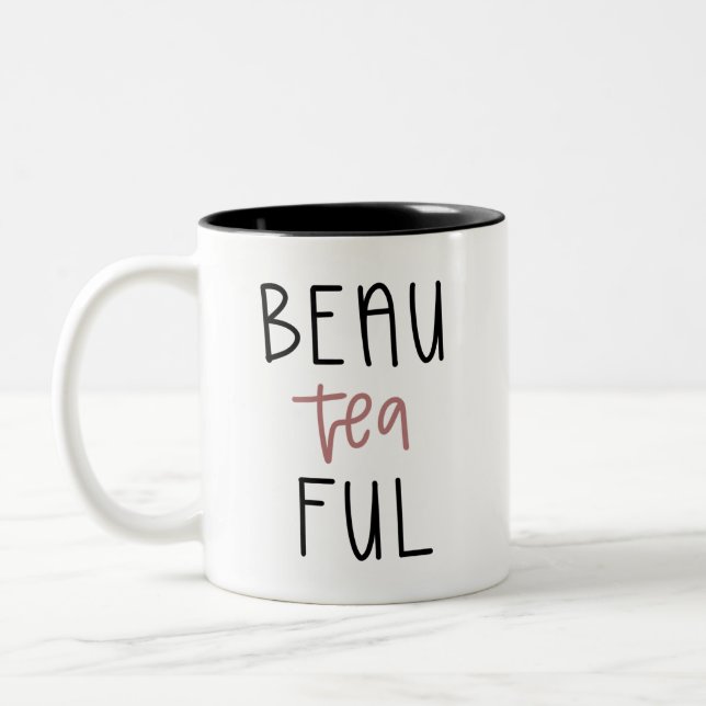 Beau tea ful Beautiful mug (Left)