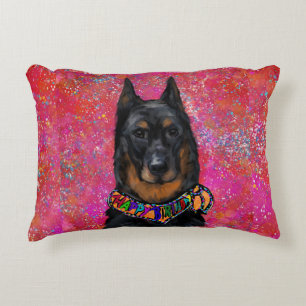 Beauceron accent pillow