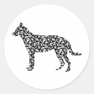 Beauceron Classic Round Sticker