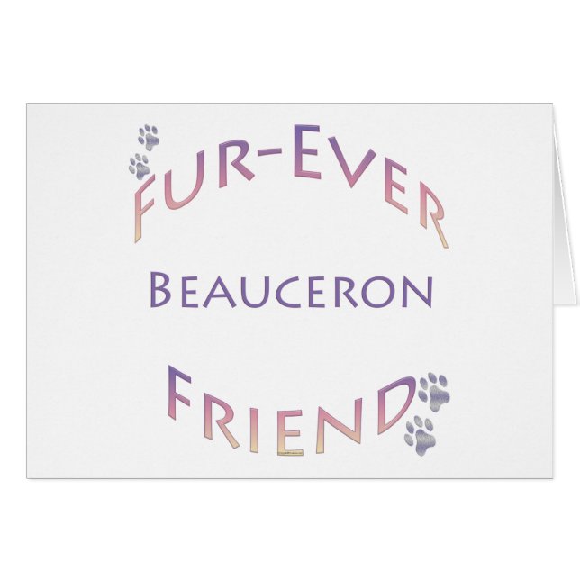 Beauceron Furever (Front Horizontal)