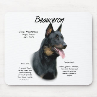 Beauceron History; All About Beaucerons Mouse Pad