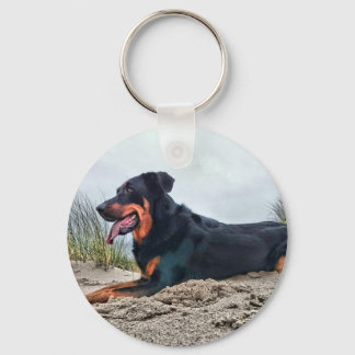 Beauceron Keychain