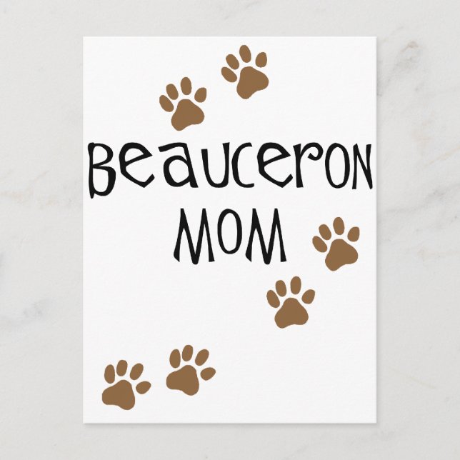 Beauceron Mom Postcard (Front)