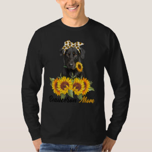 Beauceron Mom Sunflower Summer Dog Mom Mama Women T-Shirt