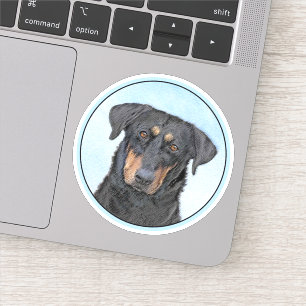 Beauceron Painting - Cute Original Dog Art