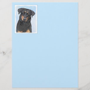 Beauceron Painting - Cute Original Dog Art