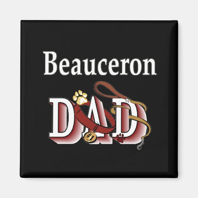 beauceron papa Magnet (Devant)