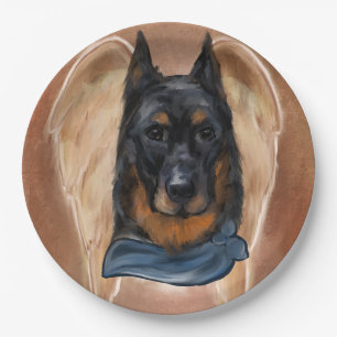 Beauceron Paper Plate