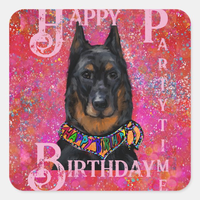 Beauceron                       square sticker (Front)