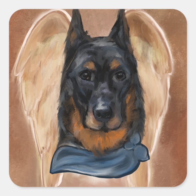 Beauceron Square Sticker (Front)