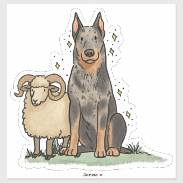 Beauceron - Working Car Decal (Sheet)