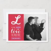 Beaucoup d'amour | Carte photo de la Saint Valenti