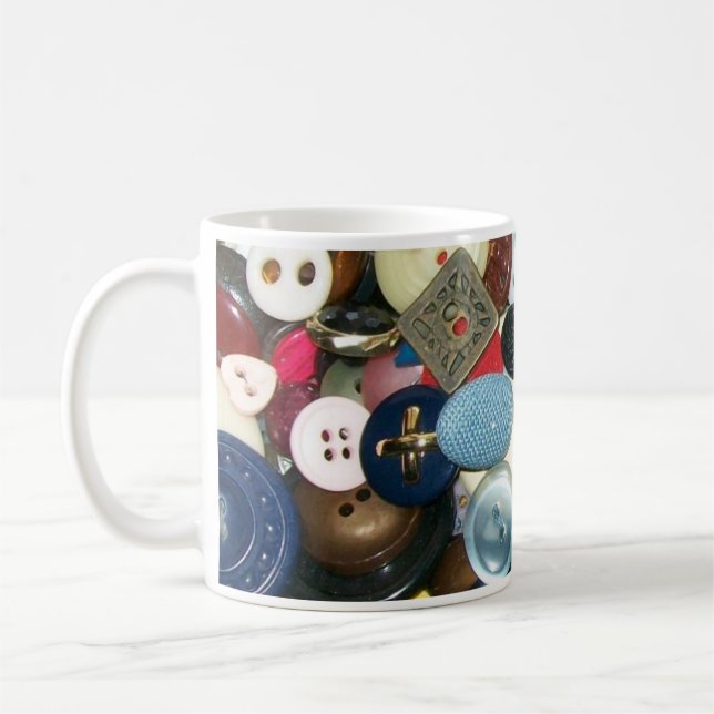 Beaucoup de boutons Mug (Gauche)
