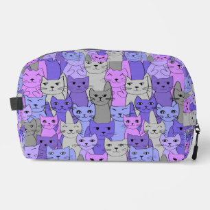 Beaucoup de chats violets Design Kit Dopp Sac