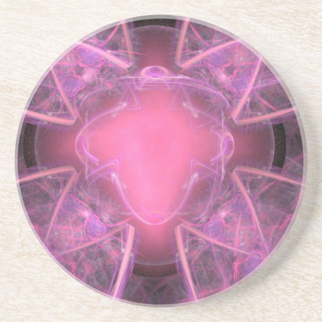 Beaucoup de Dessous de verre de torrents roses (Devant)