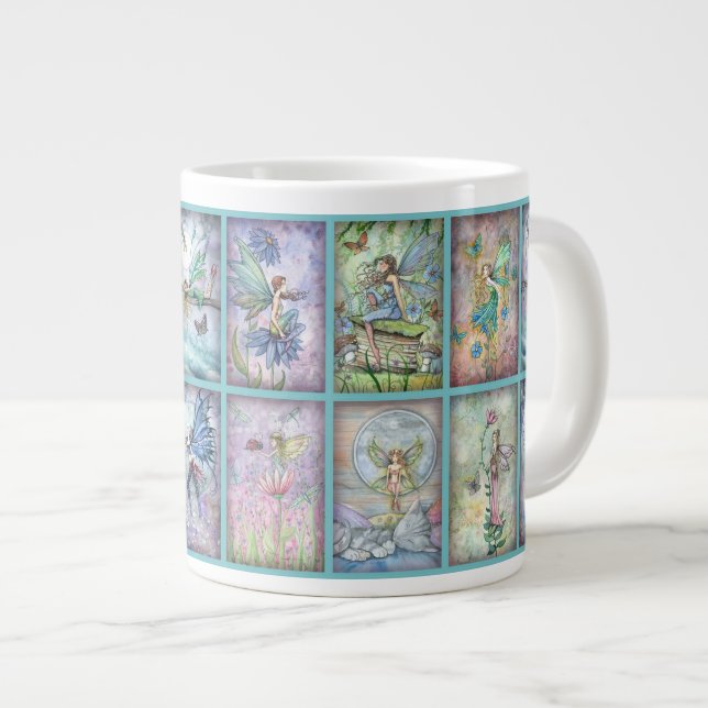 Beaucoup de fées Jumbo Mug (Devant droit)