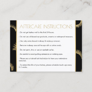 Beaucoup de Lashes Salon Carte d'Aftercare Black/G