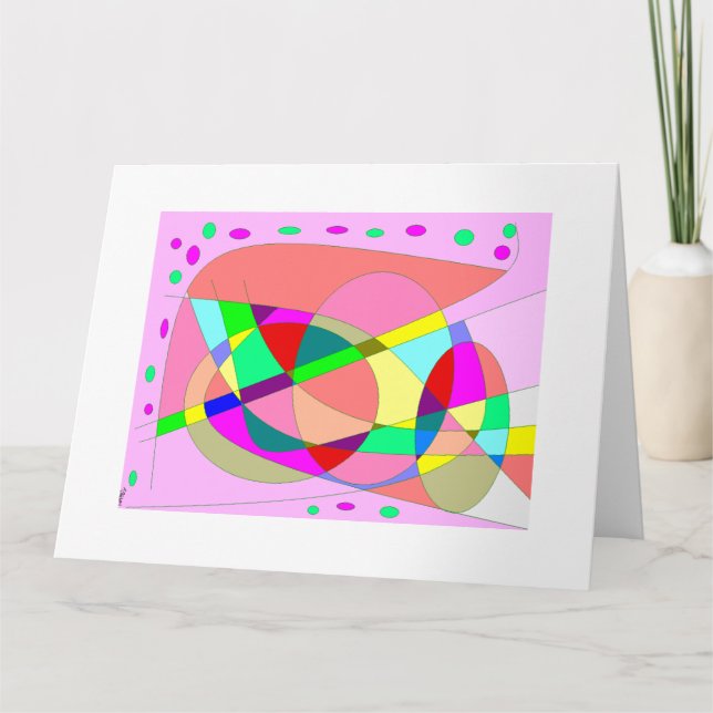 Beaucoup de multi heureux de carte d'anniversaire (Devant)