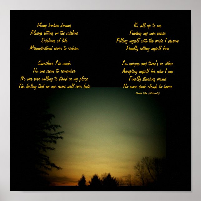 Beaucoup de rêves brisés...Poème/paroles Poster de (Devant)