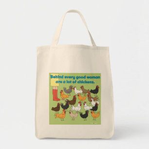 Beaucoup de sac d'épicerie de poulet