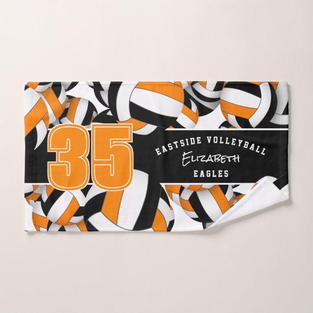 Beaucoup de volleyballs esprit d'équipe cadeaux no (Serviette à main)