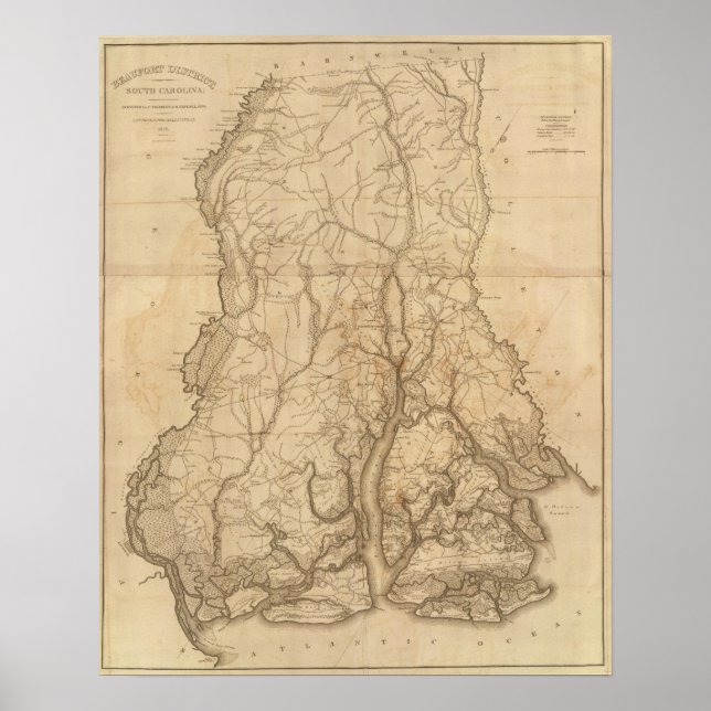 Beaufort District, South Carolina Poster (Front)