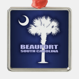 Beaufort SC (P&C) Metal Ornament
