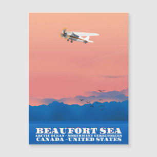 Beaufort Sea Canada USA travel poster