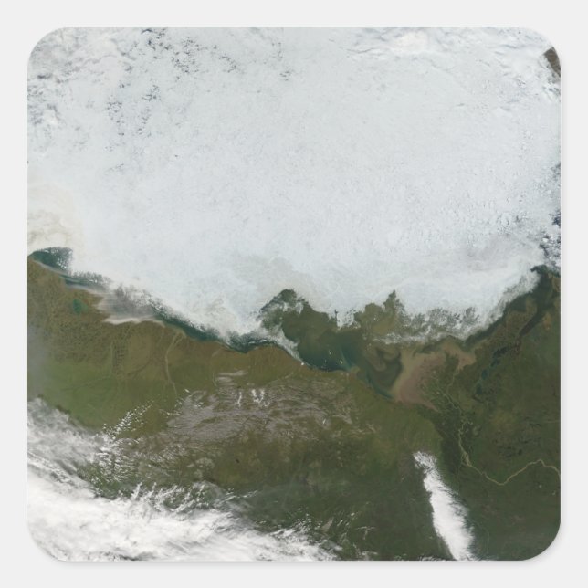 Beaufort Sea Square Sticker (Front)