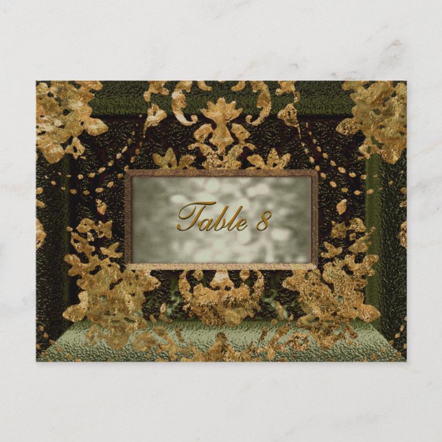 Beaumanoir Mishka Victorian Table Number Card (Front)