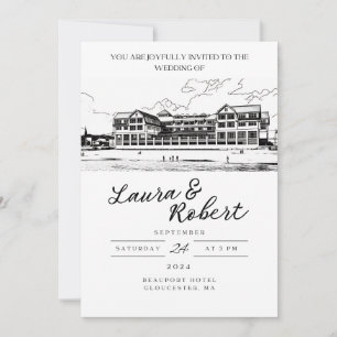 Beauport Hotel Massachusetts Custom Venue Design Invitation