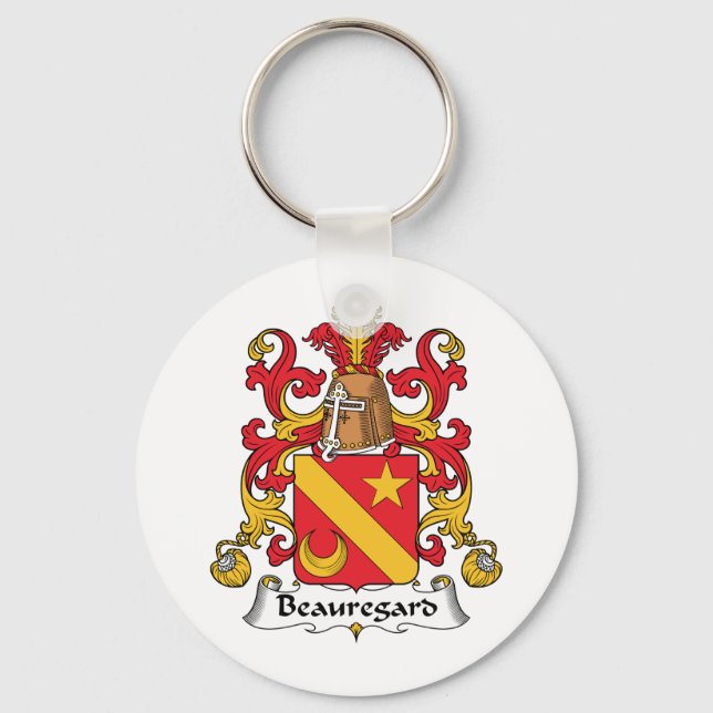 Beauregard Family Crest Keychain (Front)