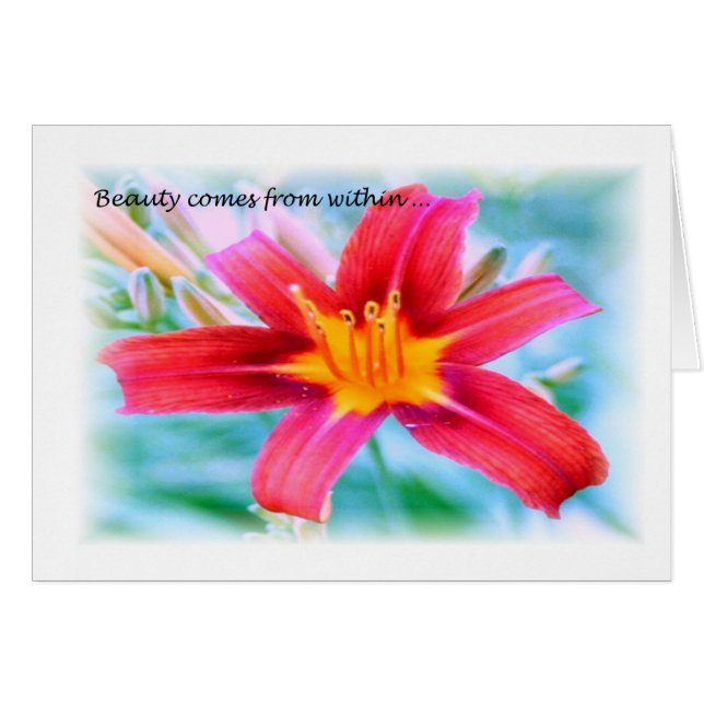 Beauté à l'intérieur (Devant horizontal)