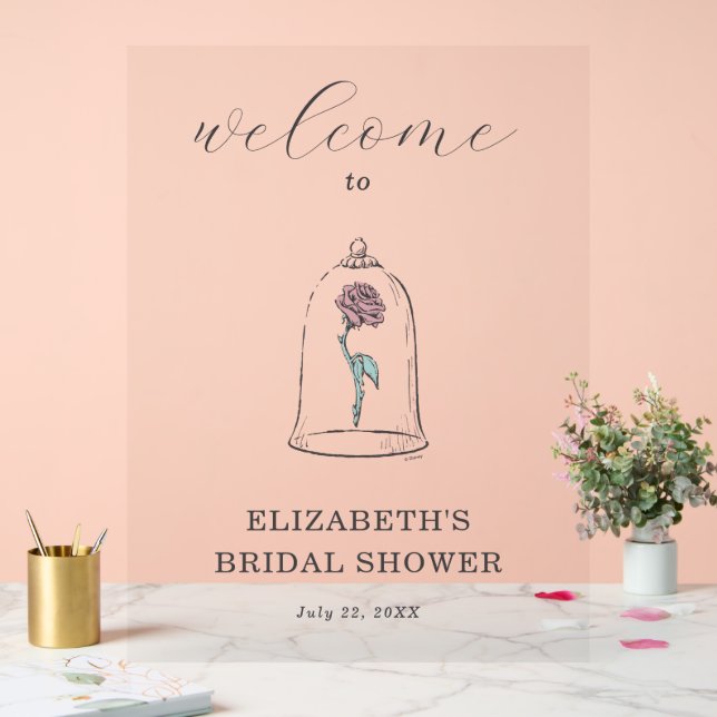 Beauté & Bête Fête des mariées enchantée Bienvenue (Mariage)