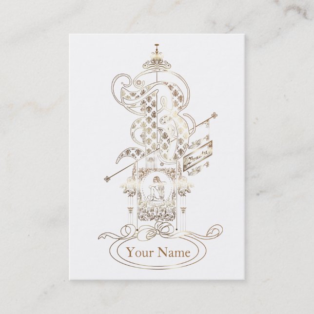 Beauté - Carte de visite (Devant)