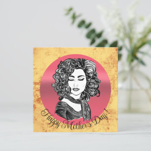Beauté cheveux bouclés - fête des mères