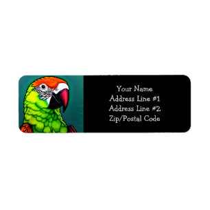 Beauté de la forêt tropicale : Parrot sauvage exot