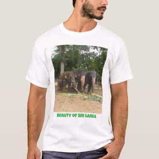 Beauté du Sri Lanka Elephant T-Shirt