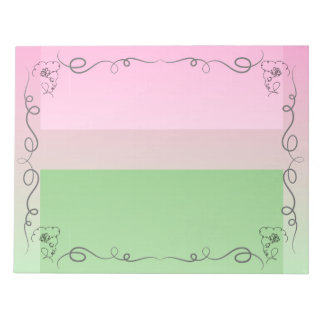 Beauté en souffle Roselle Grand Bloc-notes