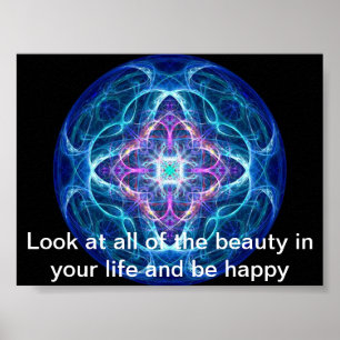 BEAUTÉ EN VIE PSYCHÉDELIQUE POSTER