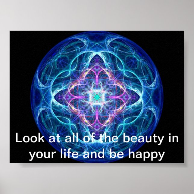 BEAUTÉ EN VIE PSYCHÉDELIQUE POSTER (Devant)
