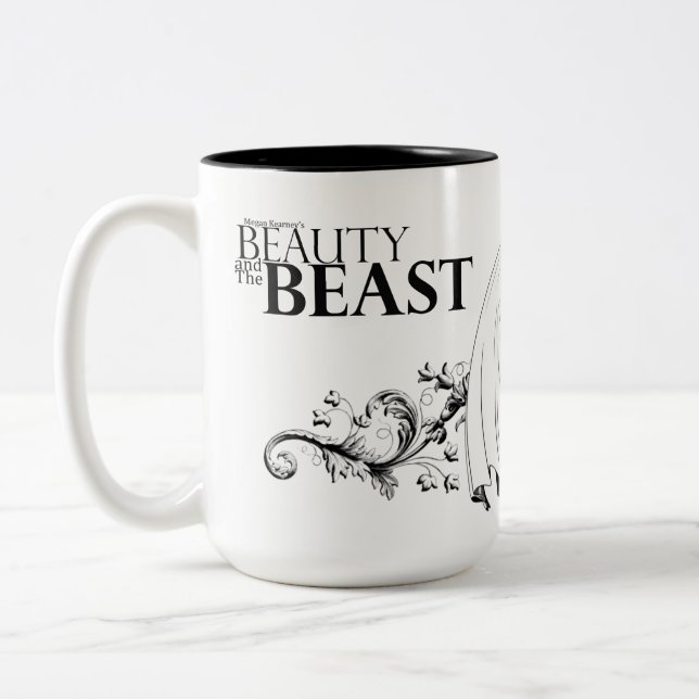 Beauté et la tasse de logo de bête (Gauche)