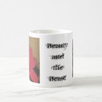 Beauté et la tasse Morphing d'orchidée de bête
