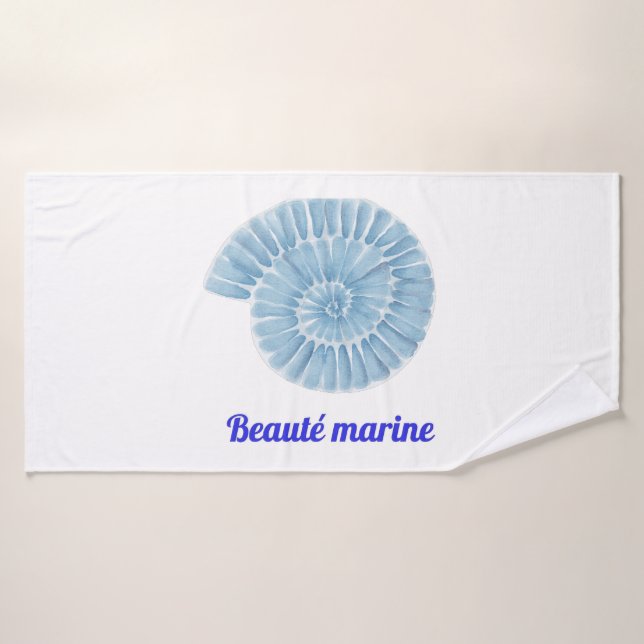Beauté marine (Serviette de bain)