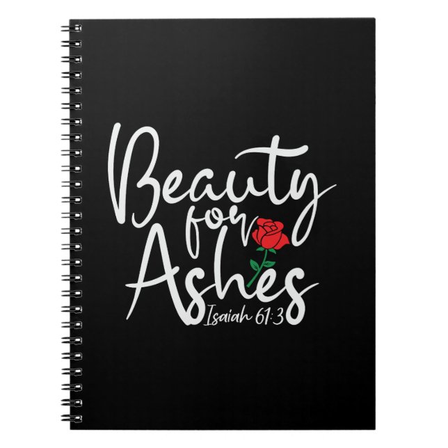 Beauté pour Ashes Black College Carnet au pouvoir (Devant)