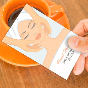 Beauté spa avec carte de rendez-vous