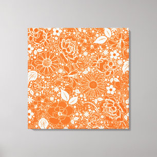 Beautés botaniques Toile orangée