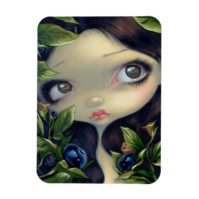 "Beautés douteuses I : Belladonna" Flex Magnet (Vertical)